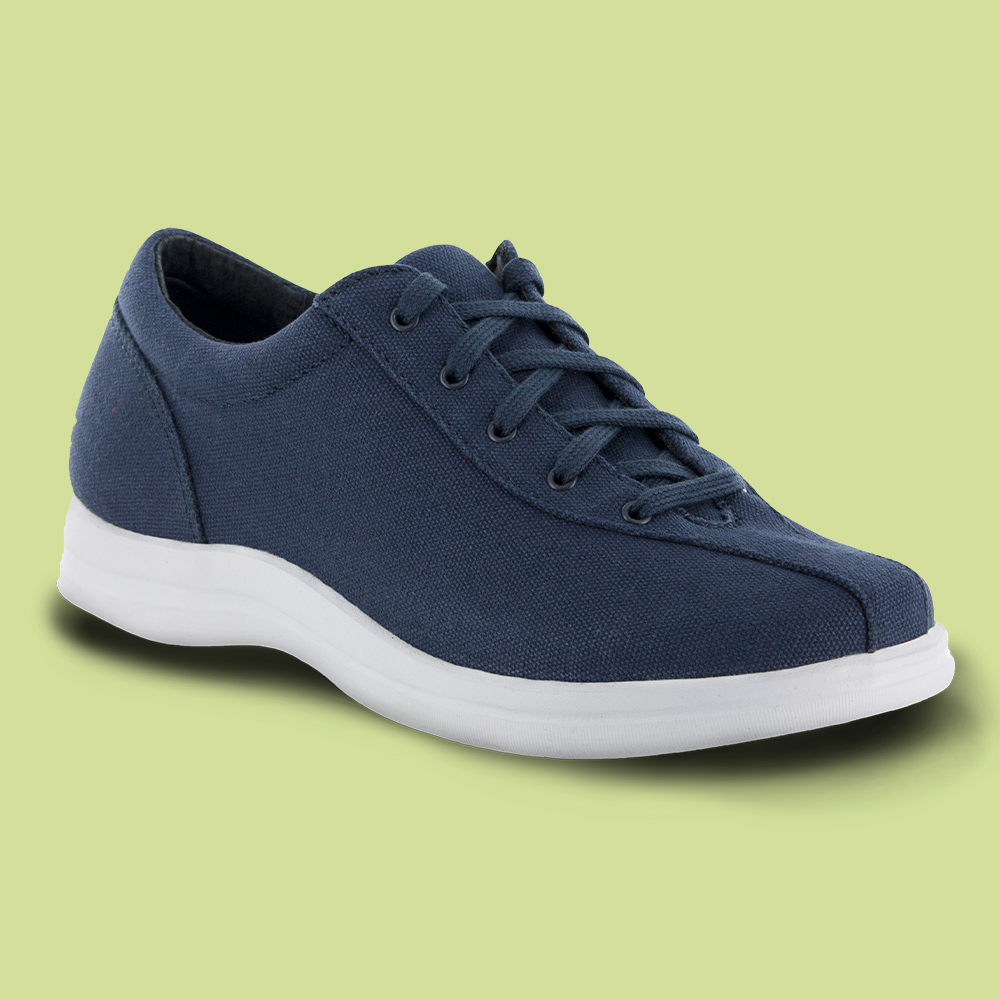 Women's Casual Shoes Category - Featured Shoes: Women's Ellen Casual Shoe - Navy Canvas