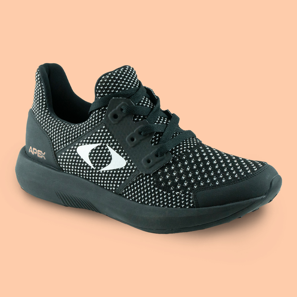 Men's Athletic Shoes and Sneakers Category - Featured Shoe: Men's Performance Athletic Sneaker - Black