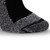 Roomy Socks - Cotton Diabetic Sock with Silver - Black Toe Closeup
