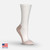 Roomy Socks - Acrylic Diabetic Sock with Copper - White Crew