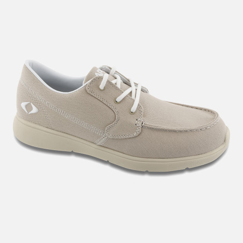 Men’s Moc Toe Canvas Loafer - Tan