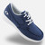 Women's Moc Toe Canvas Loafer - Navy