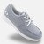 Men's Moc Toe Canvas Loafer - Gray