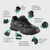 Men's Lace Walking Shoe - Black