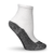 Roomy Socks - Cotton Diabetic Sock with Silver - White Ankle