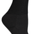 Roomy Socks - Acrylic Diabetic Knee-High Sock - Black Heel Closeup